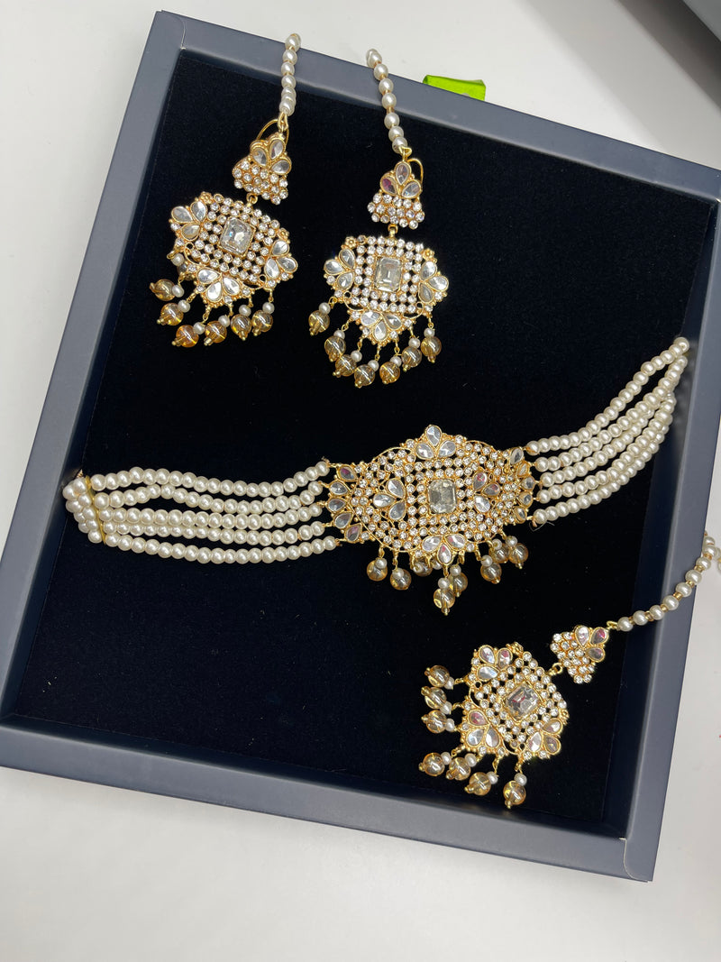 Beautiful Necklace Set - Necklaces by GTA Desi Store