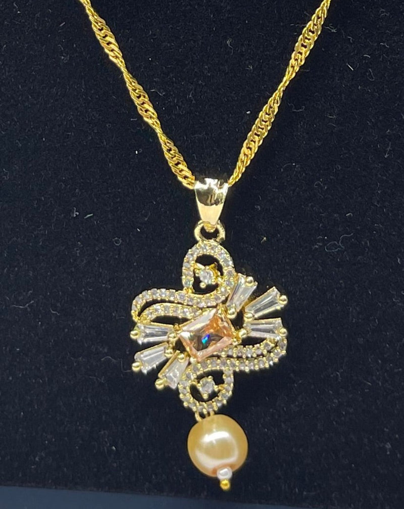 Beautiful Crystal Necklace Set - Necklaces by GTA Desi Store