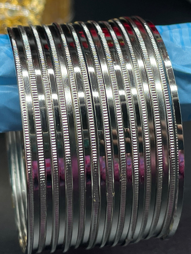 Silver Bangles Canada | Metal Bangles ; GTA Desi Store - bangles by GTA Desi Store