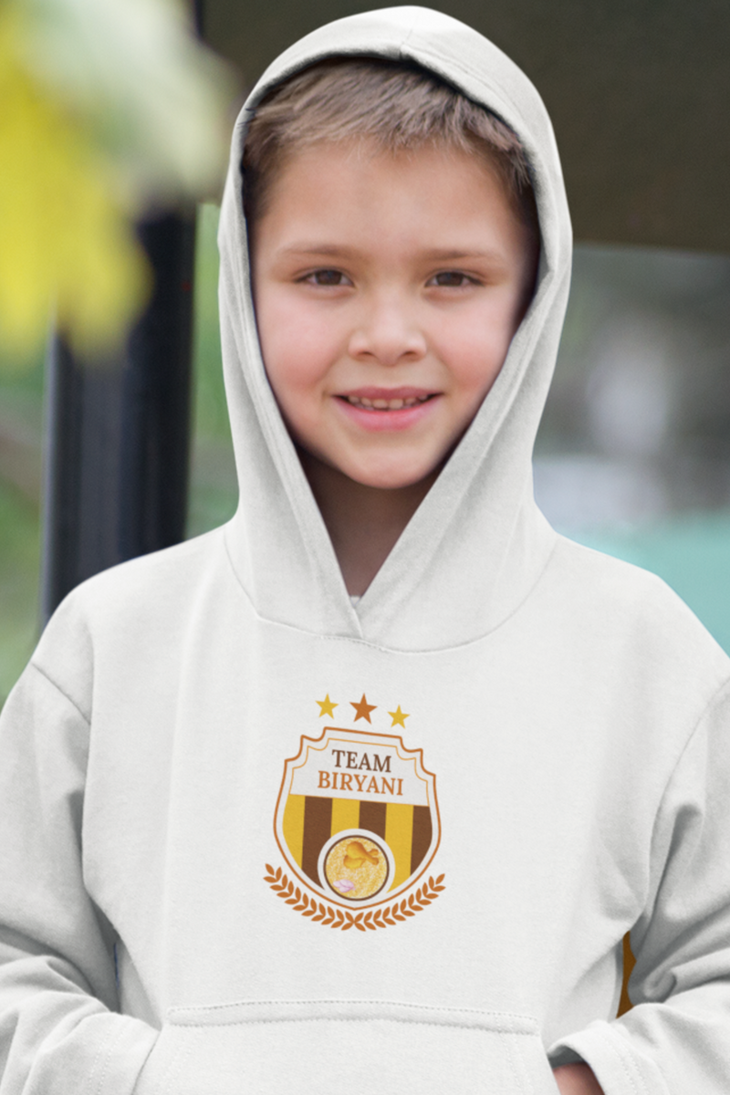 Team Biryani Youth Heavy Blend Hooded Sweatshirt - Kids clothes by GTA Desi Store