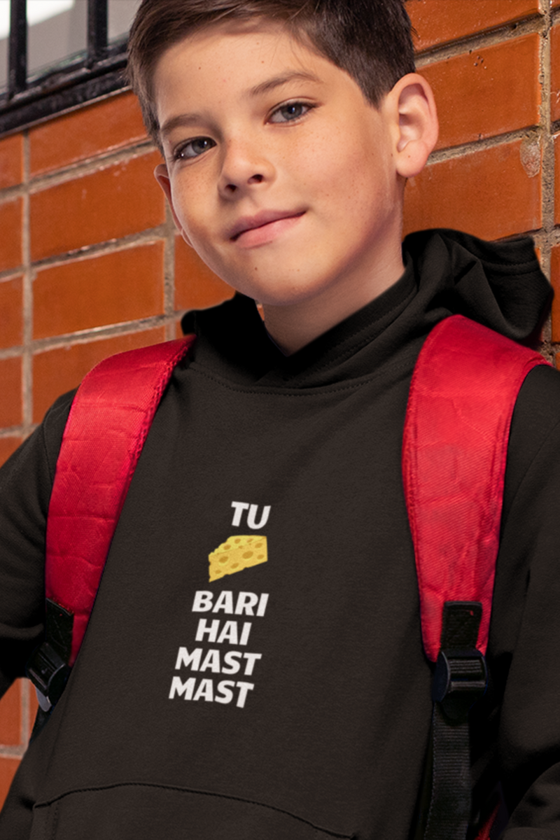 Tu Cheaze Bari Hai Mast Mast Youth Heavy Blend Hooded Sweatshirt - Kids clothes by GTA Desi Store