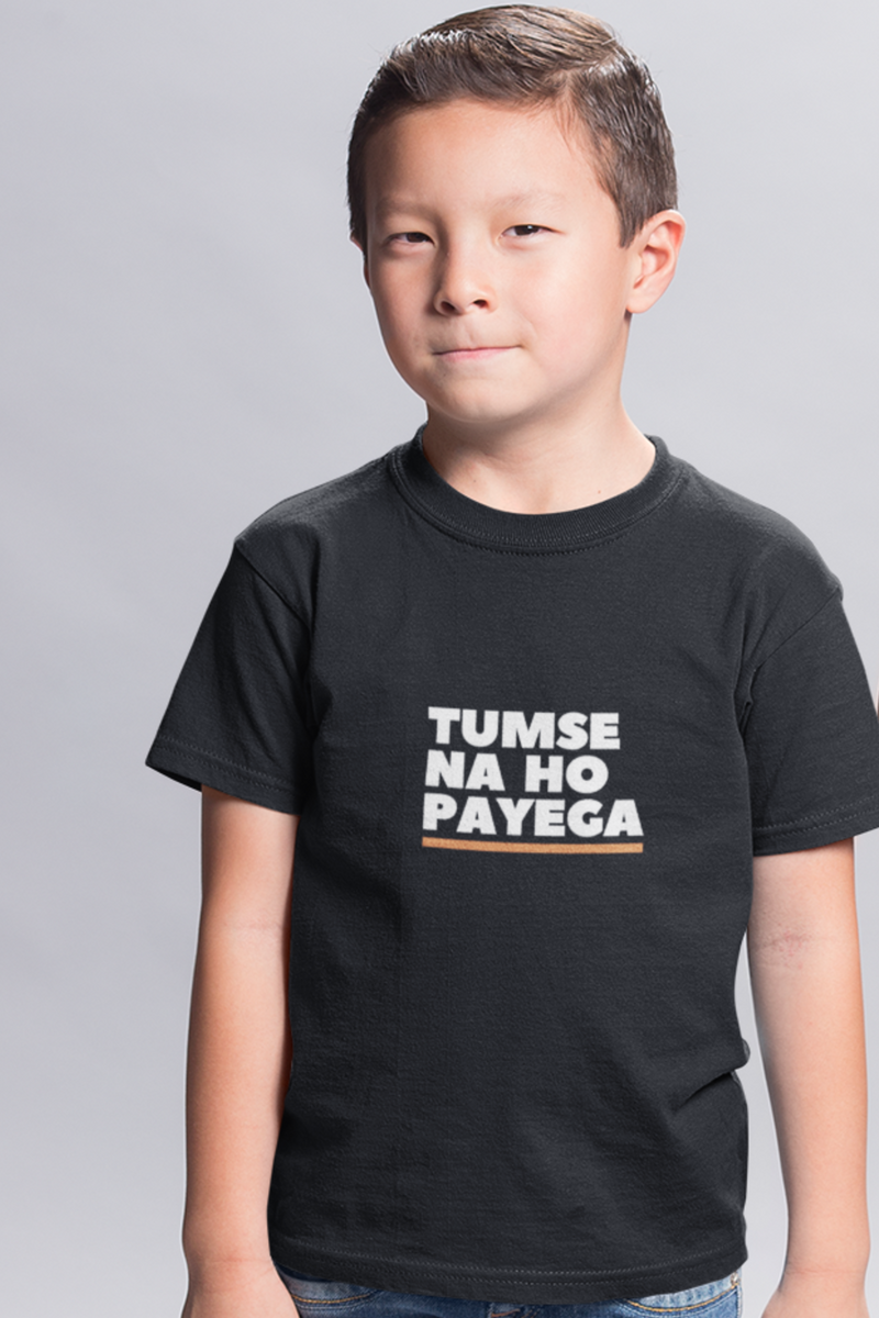 Tumse Na Ho Payega Kid's Fine Jersey Tee - Kids clothes by GTA Desi Store