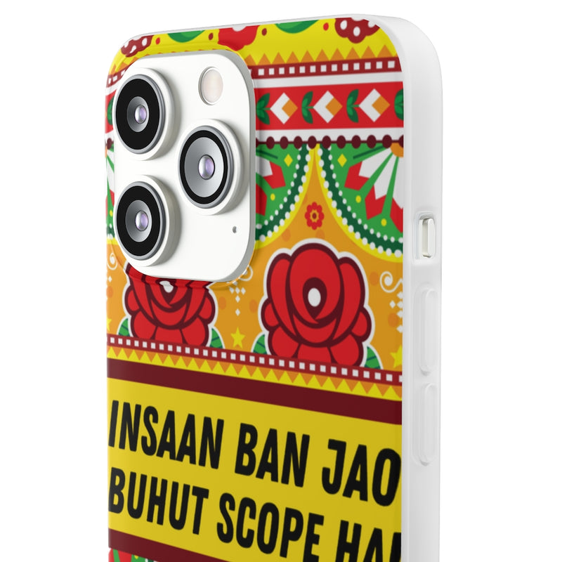 Insaan ban Jao Buhut Scope hai Flexi Cases - Phone Case by GTA Desi Store