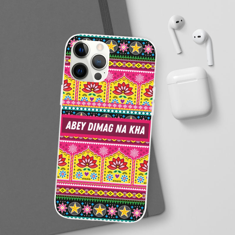 Abey Dimag Na Kha Flexi Cases - Phone Case by GTA Desi Store