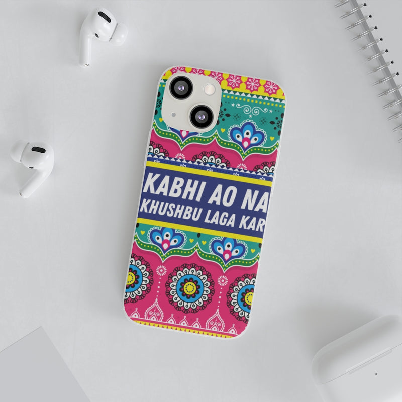 Kabhi Ao Na Khushbu Laga Kar Flexi Cases - Phone Case by GTA Desi Store