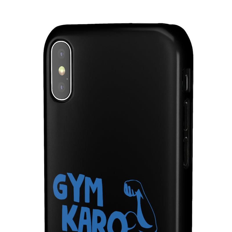 Gym Karo Pyar Nahin Snap Cases iPhone or Samsung - Phone Case by GTA Desi Store