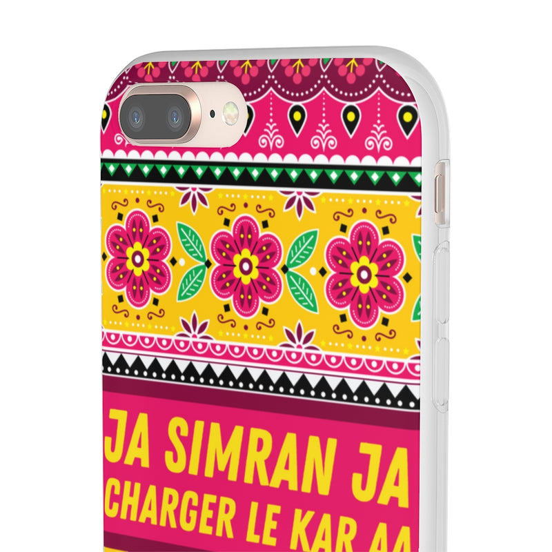 Ja Simran Ja Charger Le Kar Aa Flexi Cases - Phone Case by GTA Desi Store