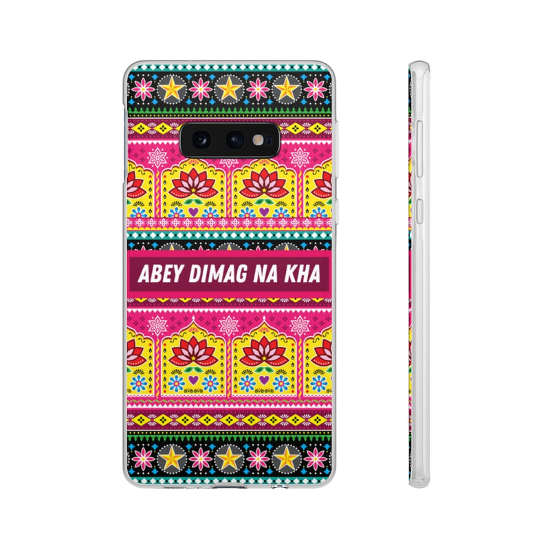 Abey Dimag Na Kha Flexi Cases - Samsung Galaxy S10E with gift packaging - Phone Case by GTA Desi Store