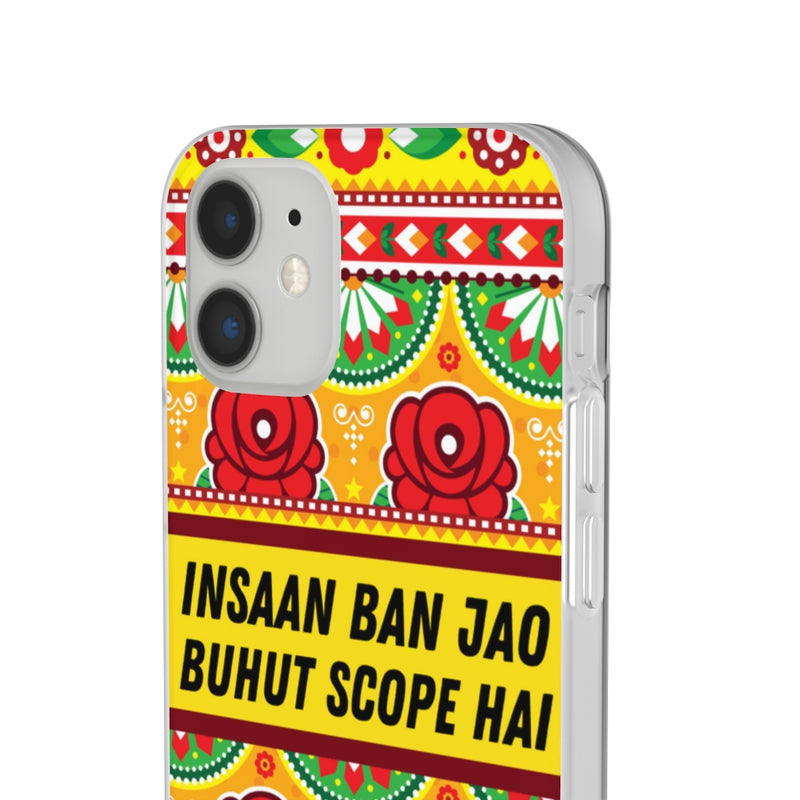 Insaan ban Jao Buhut Scope hai Flexi Cases - Phone Case by GTA Desi Store