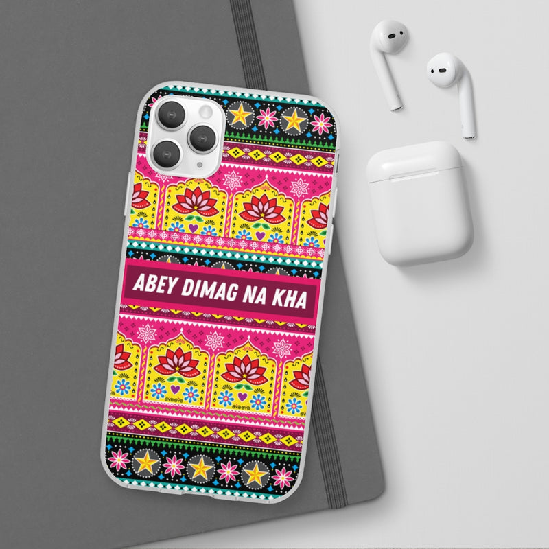 Abey Dimag Na Kha Flexi Cases - Phone Case by GTA Desi Store