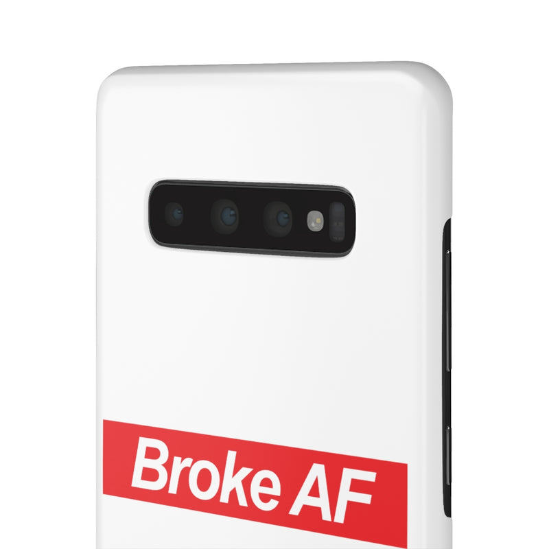 Broke AF Snap Cases iPhone or Samsung - Samsung Galaxy S10 Plus / Glossy - Phone Case by GTA Desi Store