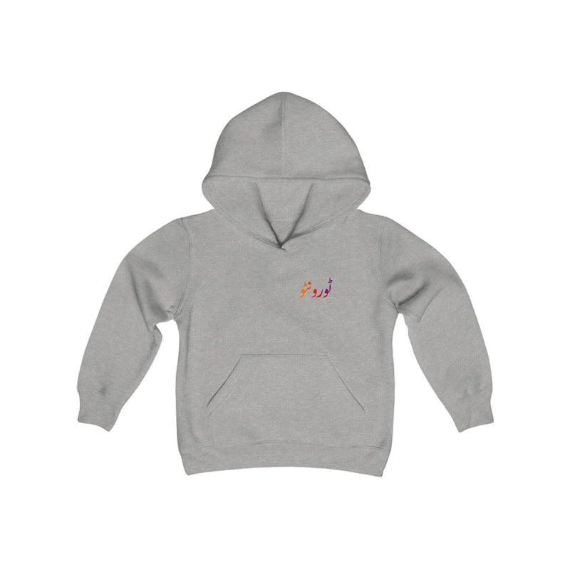 Toronto Youth Heavy Blend Hooded Sweatshirt - Sport Grey / XS - Kids clothes by GTA Desi Store