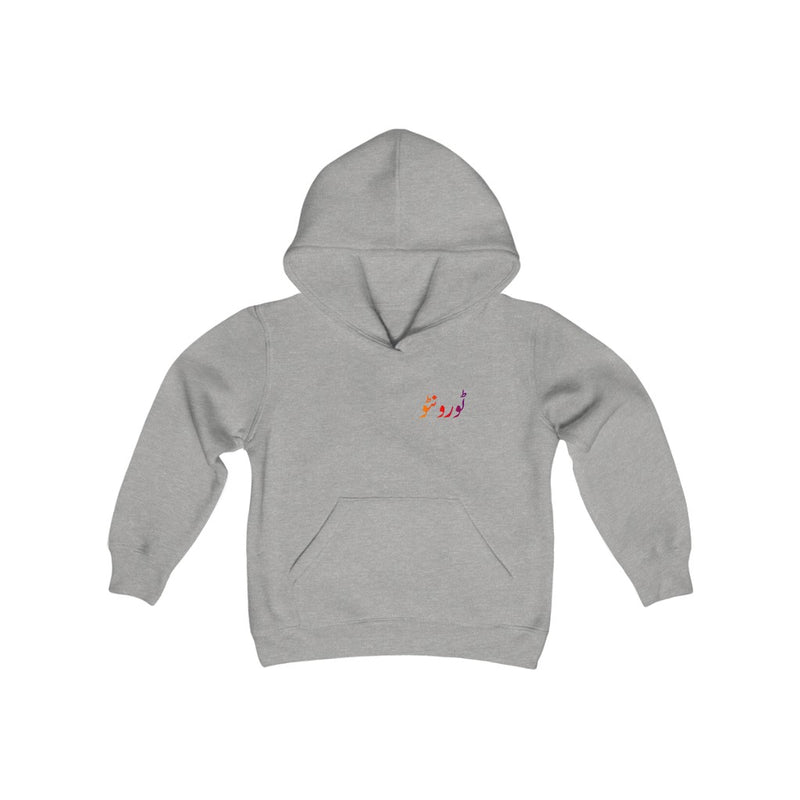 Toronto Youth Heavy Blend Hooded Sweatshirt - Sport Grey / XS - Kids clothes by GTA Desi Store