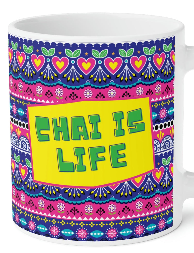 CHAI IS LIFE Ceramic Mug (11oz)