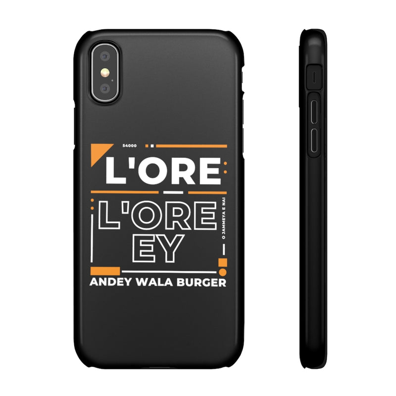 L'ore L'ore Ey Andey Wala Burger Jammeya E Nai Snap Cases iPhone or Samsung - Phone Case by GTA Desi Store