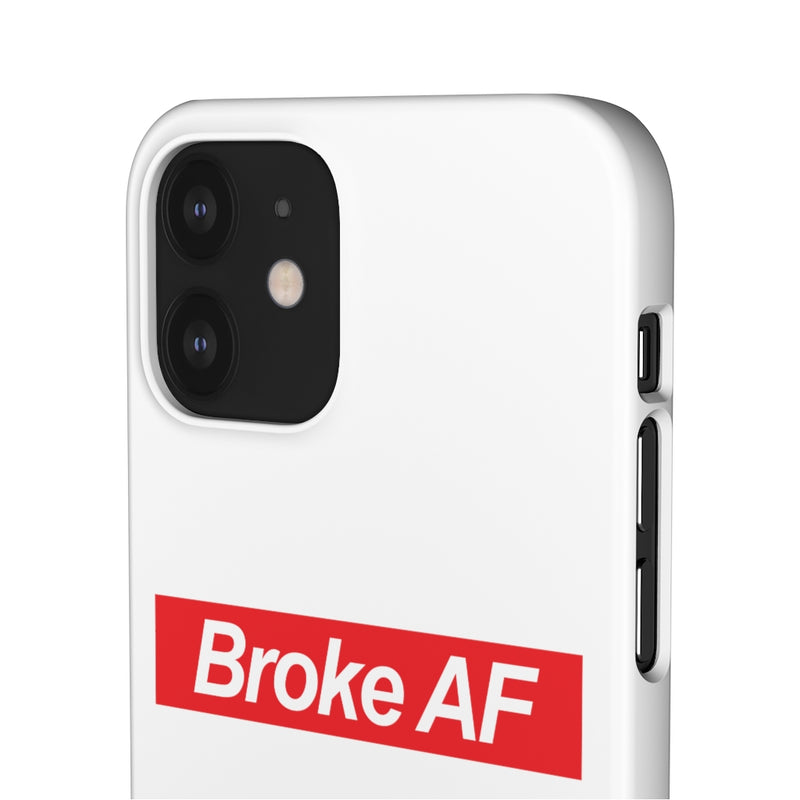 Broke AF Snap Cases iPhone or Samsung - iPhone 12 / Matte - Phone Case by GTA Desi Store