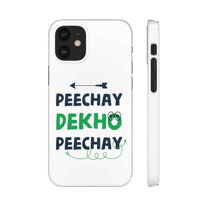 Peechay Dekho Peechay Snap Cases iPhone or Samsung - Phone Case by GTA Desi Store