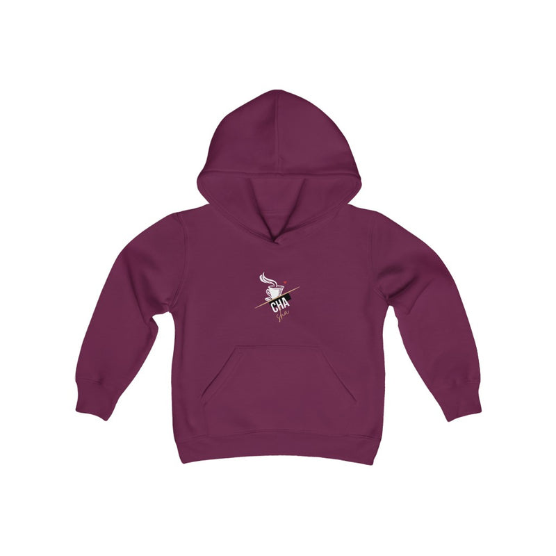 Cha Sha Youth Heavy Blend Hooded Sweatshirt - Maroon / XS - Kids clothes by GTA Desi Store