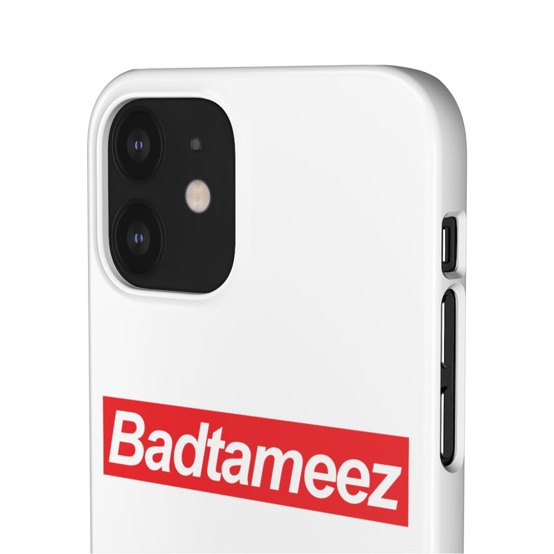 Badtameez Snap Cases iPhone or Samsung - iPhone 12 / Glossy - Phone Case by GTA Desi Store