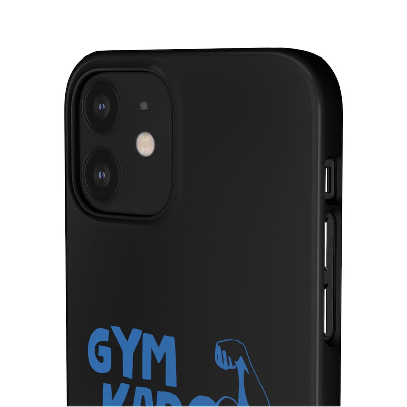 Gym Karo Pyar Nahin Snap Cases iPhone or Samsung - iPhone 12 / Glossy - Phone Case by GTA Desi Store