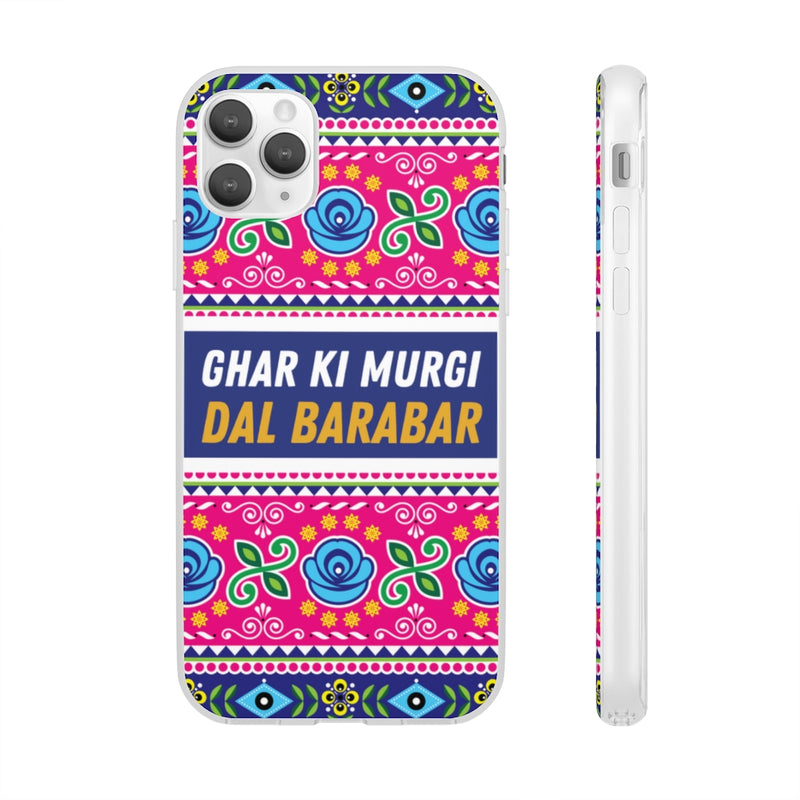 Ghar Ki Murgi Dal Barabar Flexi Cases - iPhone 11 Pro Max with gift packaging - Phone Case by GTA Desi Store
