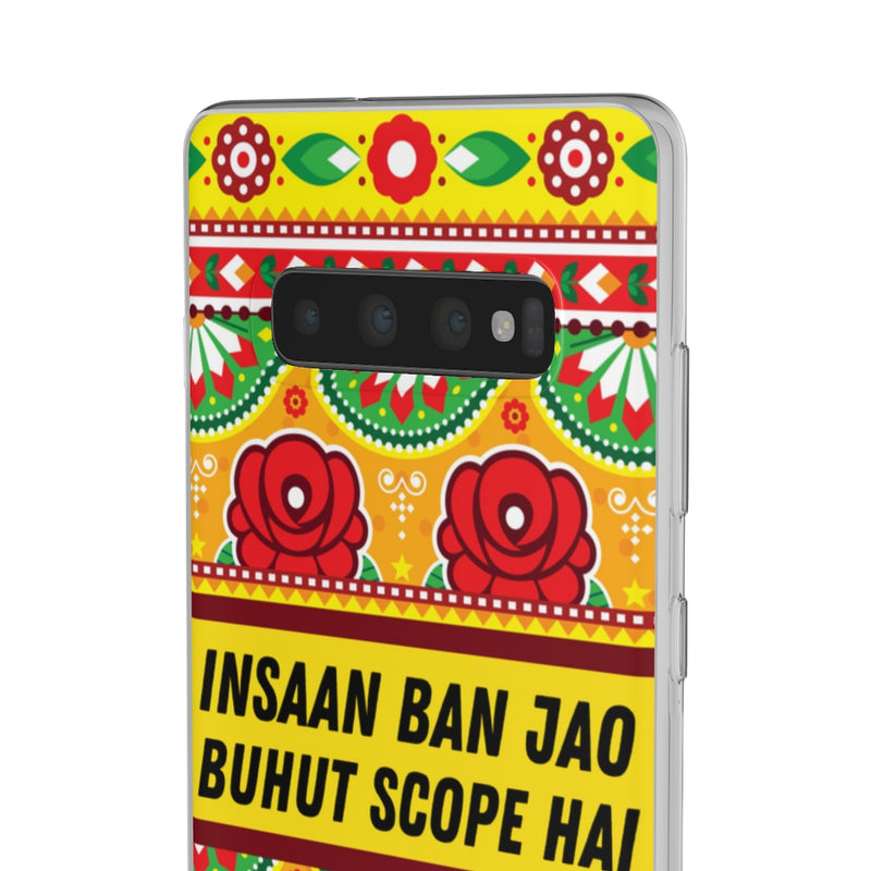 Insaan ban Jao Buhut Scope hai Flexi Cases - Phone Case by GTA Desi Store