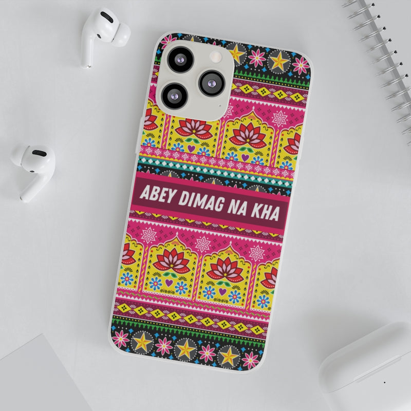 Abey Dimag Na Kha Flexi Cases - Phone Case by GTA Desi Store
