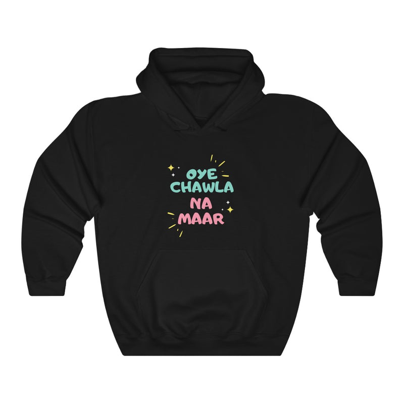 Oye Chawla Na Maar Unisex Heavy Blend™ Hooded Sweatshirt - Black / S - Hoodie by GTA Desi Store