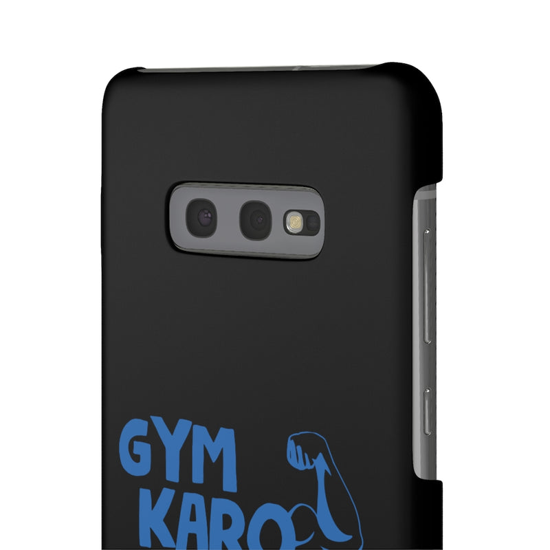 Gym Karo Pyar Nahin Snap Cases iPhone or Samsung - Samsung Galaxy S10E / Matte - Phone Case by GTA Desi Store