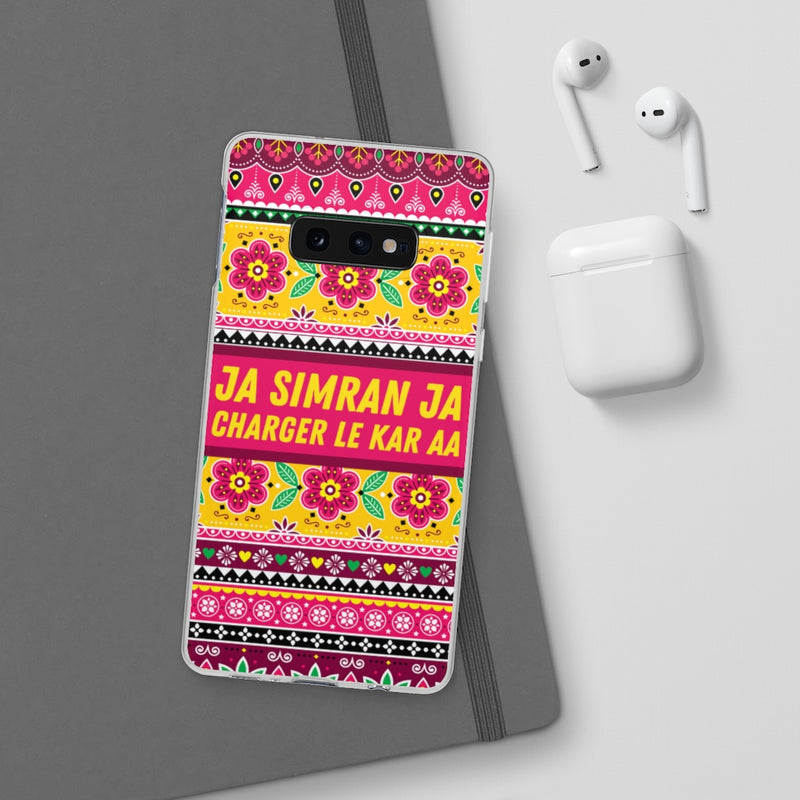 Ja Simran Ja Charger Le Kar Aa Flexi Cases - Phone Case by GTA Desi Store