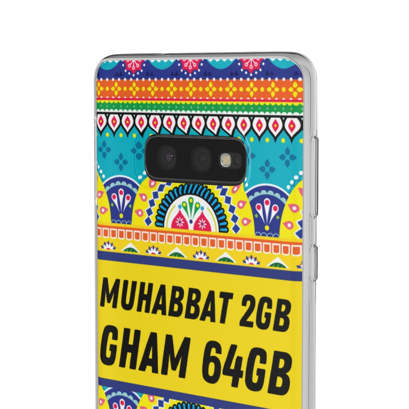 Muhabbat 2GB Gham 64GB Flexi Cases - Phone Case by GTA Desi Store