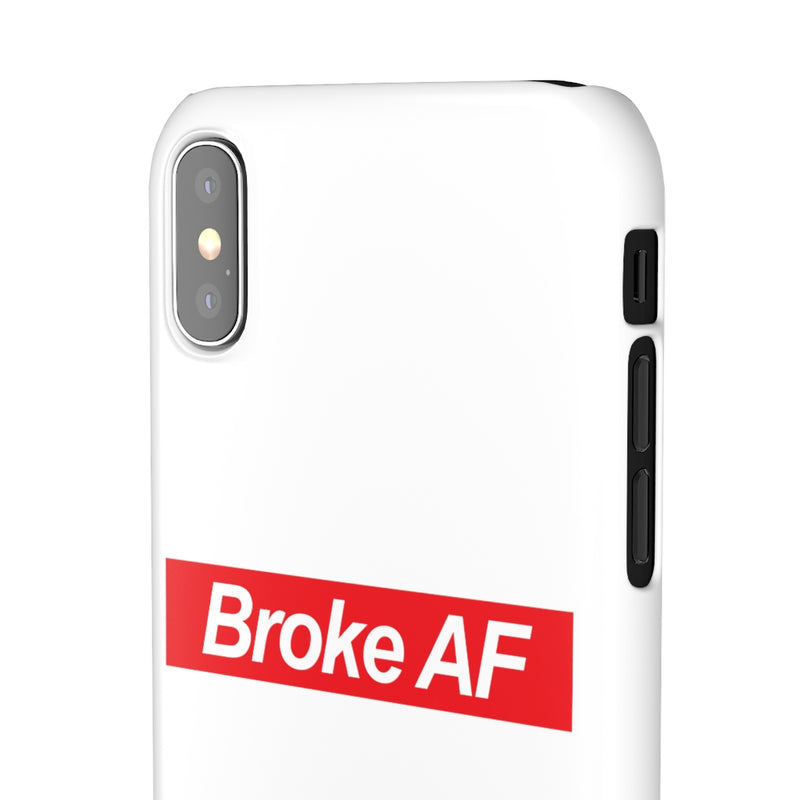 Broke AF Snap Cases iPhone or Samsung - iPhone XS / Glossy - Phone Case by GTA Desi Store