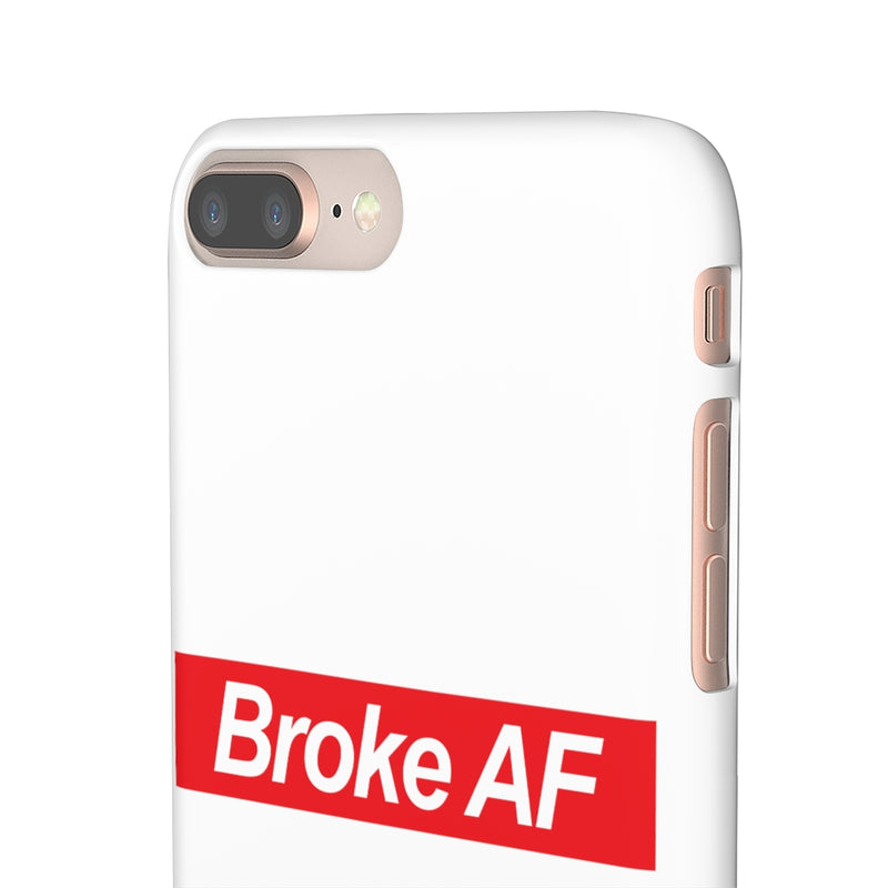 Broke AF Snap Cases iPhone or Samsung - iPhone 8 Plus / Matte - Phone Case by GTA Desi Store
