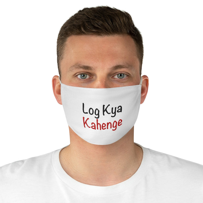 Log Kya Kahenge Fabric Face Mask - Accessories by GTA Desi Store