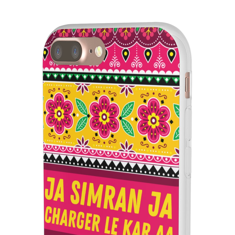 Ja Simran Ja Charger Le Kar Aa Flexi Cases - Phone Case by GTA Desi Store