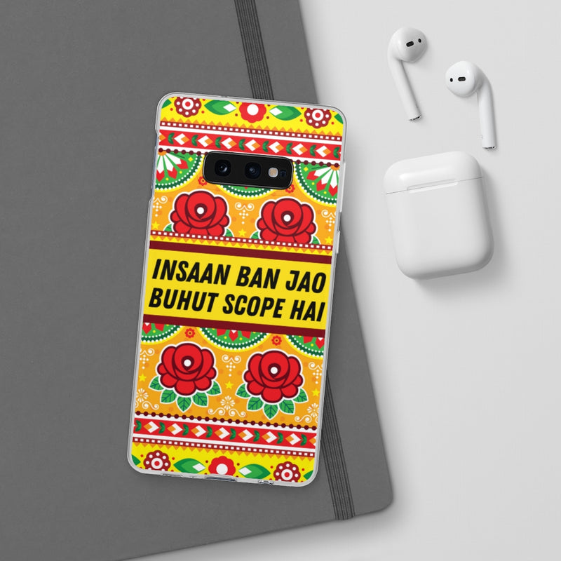 Insaan ban Jao Buhut Scope hai Flexi Cases - Phone Case by GTA Desi Store