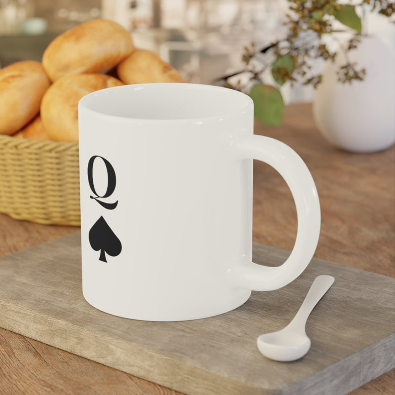 Queen of Spades Ceramic Mugs (11oz\15oz\20oz) - Mug by GTA Desi Store