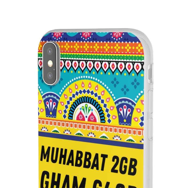Muhabbat 2GB Gham 64GB Flexi Cases - Phone Case by GTA Desi Store