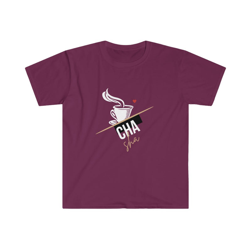 Cha Sha Unisex Softstyle T-Shirt - Maroon / S - T-Shirt by GTA Desi Store