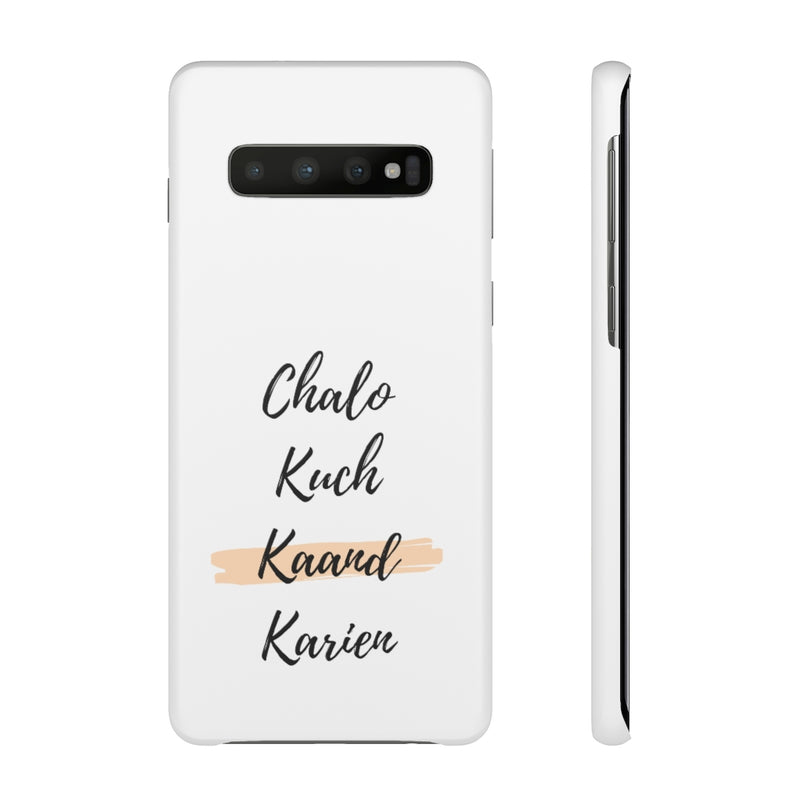 Chalo Kuch Kaand Karien Snap Cases iPhone or Samsung - Phone Case by GTA Desi Store