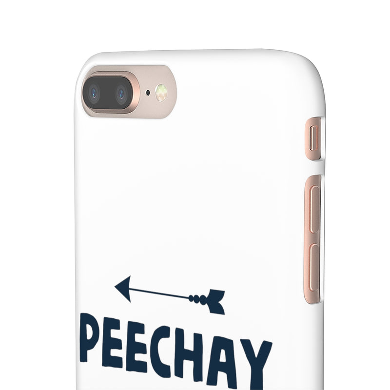 Peechay Dekho Peechay Snap Cases iPhone or Samsung - iPhone 8 Plus / Matte - Phone Case by GTA Desi Store