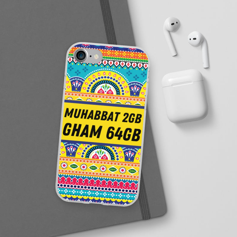 Muhabbat 2GB Gham 64GB Flexi Cases - Phone Case by GTA Desi Store