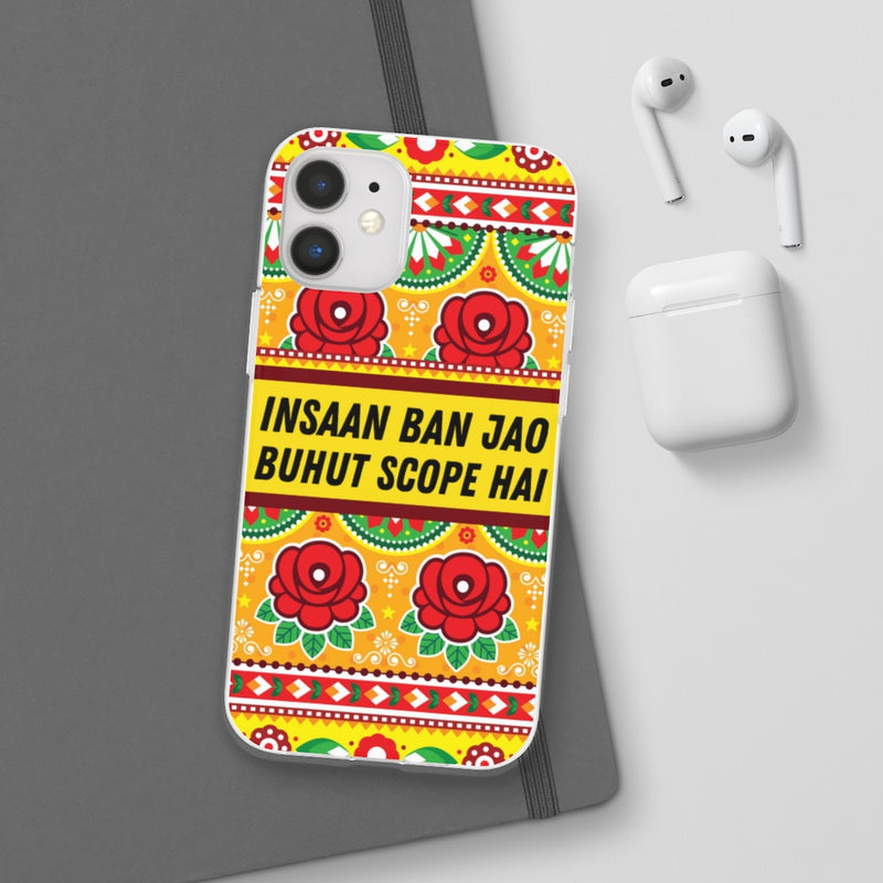 Insaan ban Jao Buhut Scope hai Flexi Cases - Phone Case by GTA Desi Store