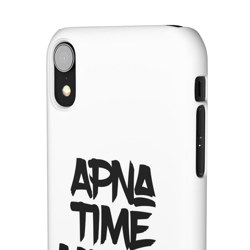 Apna Time Aayega Snap Cases iPhone or Samsung - iPhone XR / Matte - Phone Case by GTA Desi Store