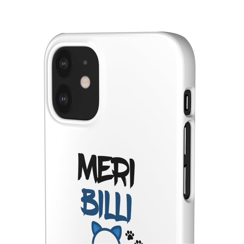 Meri Billi Menu Meow Snap Cases iPhone or Samsung - iPhone 12 Mini / Glossy - Phone Case by GTA Desi Store