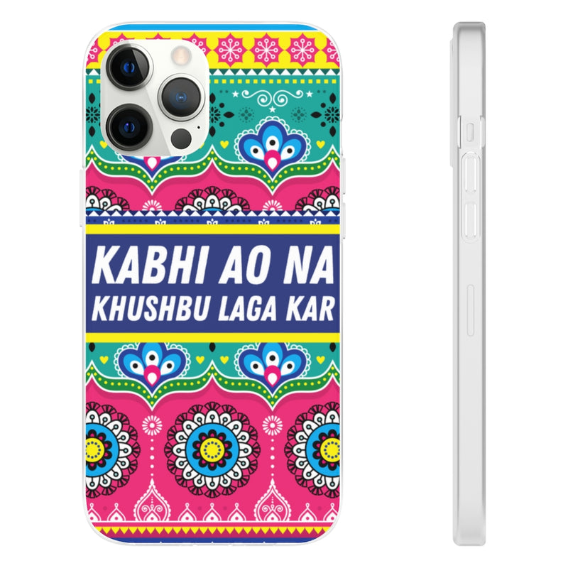 Kabhi Ao Na Khushbu Laga Kar Flexi Cases - iPhone 12 Pro Max with gift packaging - Phone Case by GTA Desi Store