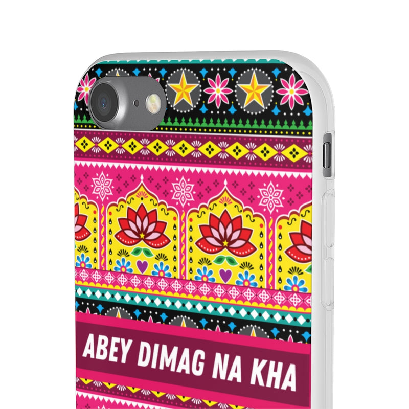 Abey Dimag Na Kha Flexi Cases - Phone Case by GTA Desi Store