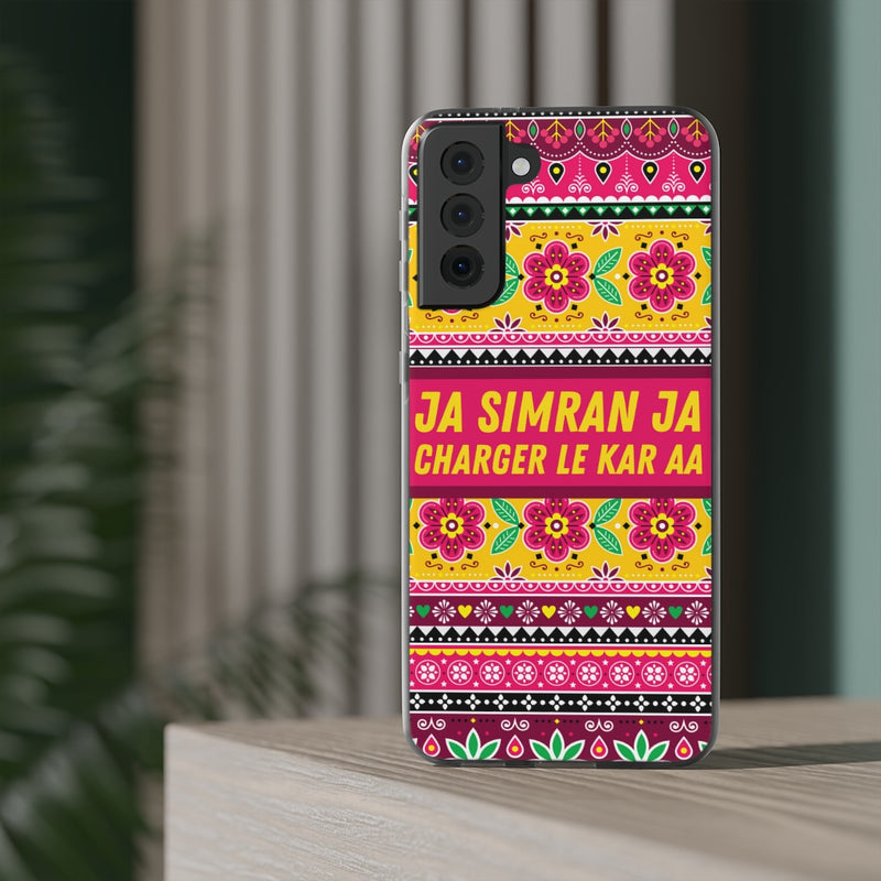 Ja Simran Ja Charger Le Kar Aa Flexi Cases - Phone Case by GTA Desi Store