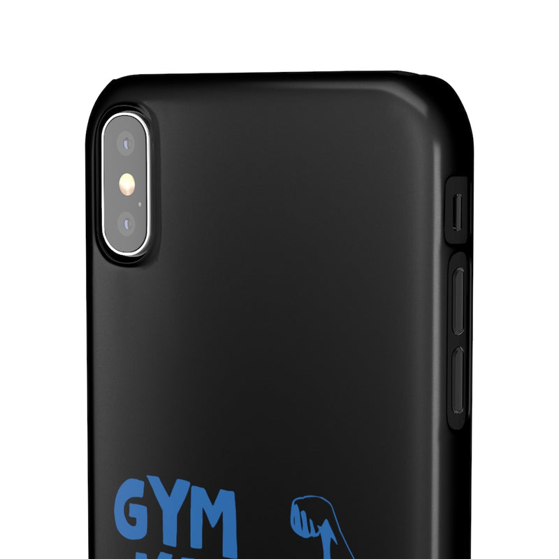 Gym Karo Pyar Nahin Snap Cases iPhone or Samsung - iPhone XS MAX / Glossy - Phone Case by GTA Desi Store