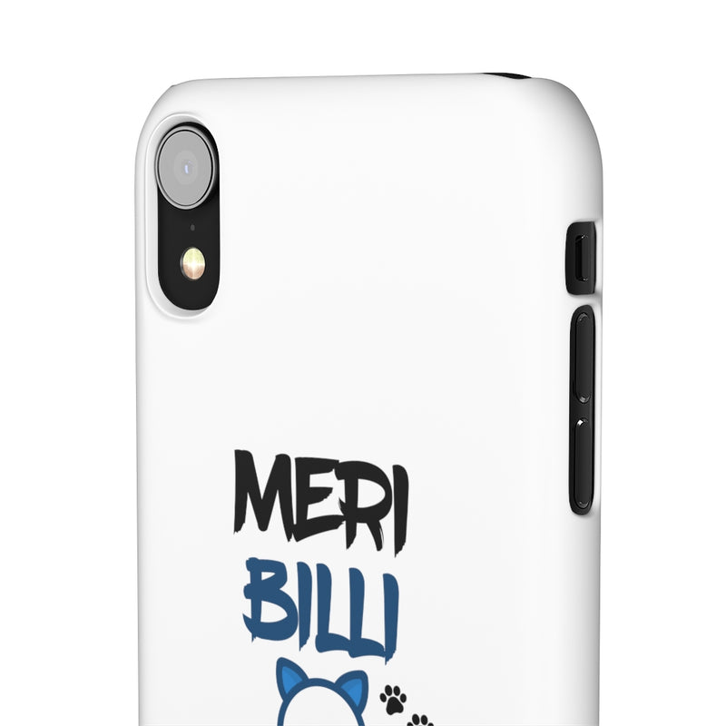 Meri Billi Menu Meow Snap Cases iPhone or Samsung - iPhone XR / Matte - Phone Case by GTA Desi Store